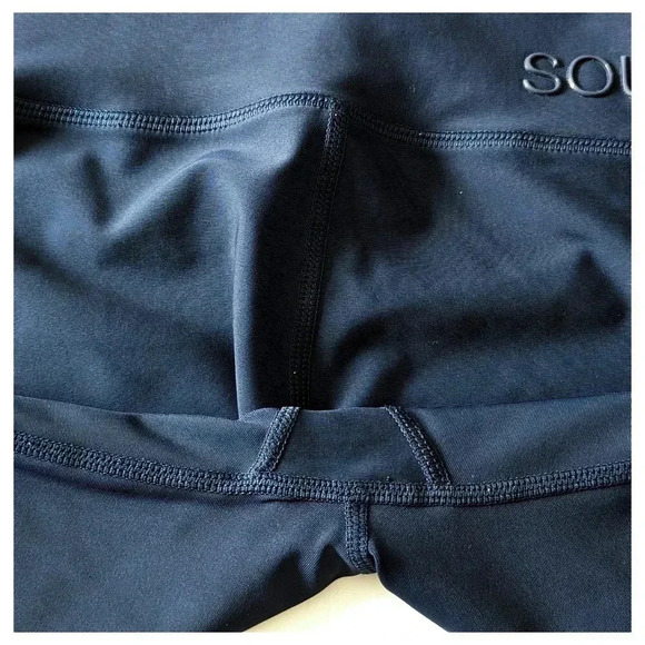 SOULCYCLE Navy Colorblock Leggings Size S - Picture 6 of 8